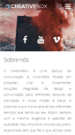 Mobile Screenshot of creativebox.pt